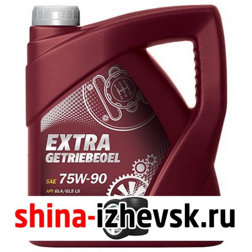 Трансмиссионное масло для автомобиля Mannol Extra Getriebeoel 75W90 4л в Ижевске